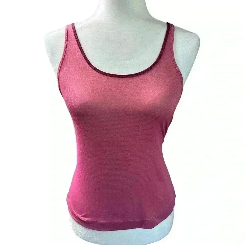 Lululemon Pink Tank Top Cropped
